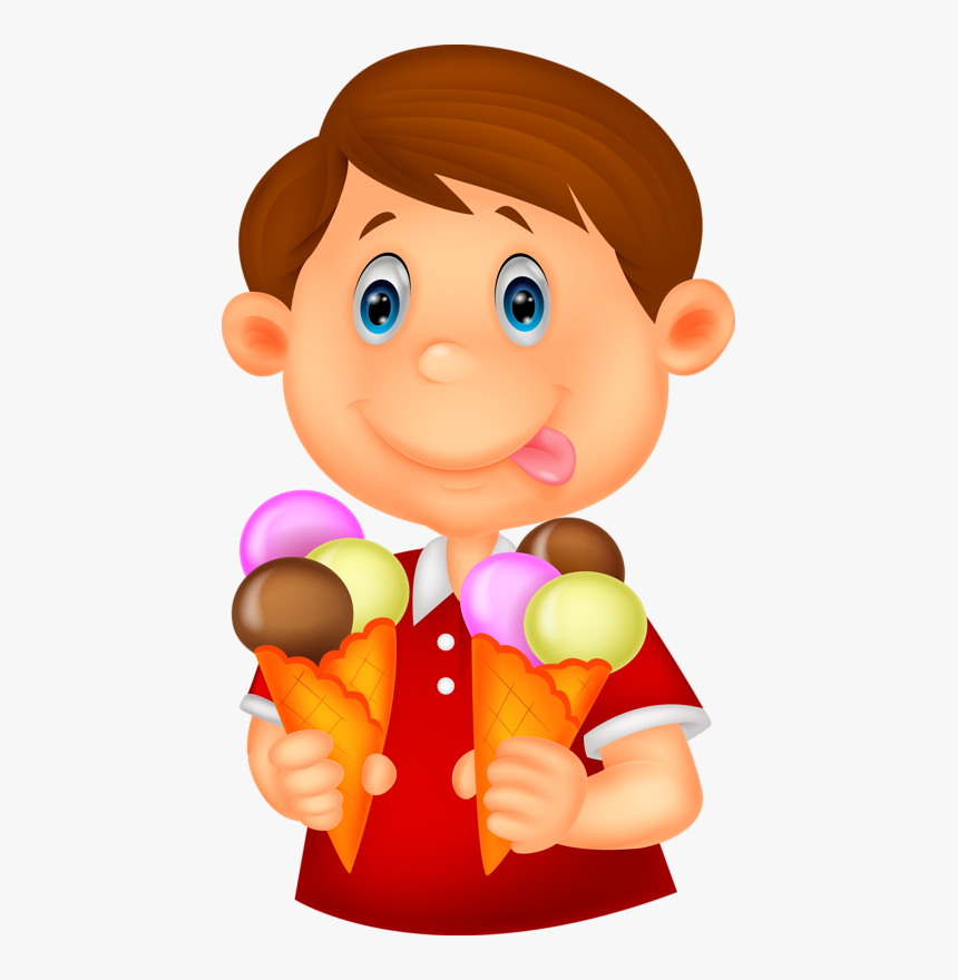 Personnages, Illustration, Individu, Personne, Gens - Eating Ice Cream Clipart, HD Png Download, Free Download