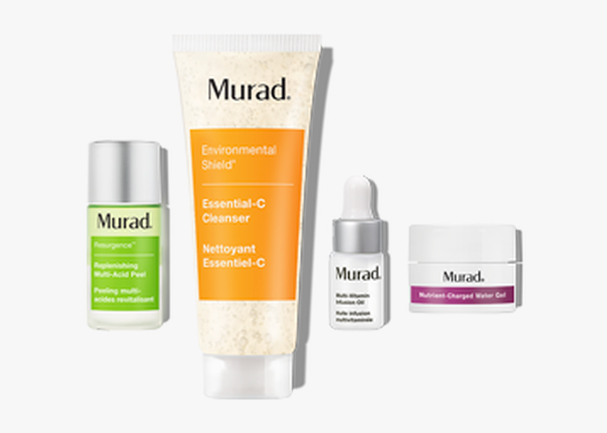 4-piece Glowing Skin Set - Murad, HD Png Download, Free Download