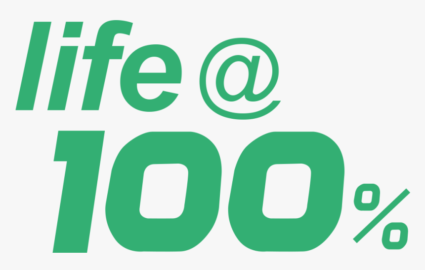 Life At 100 Percent Logo - Rose Made Out Of Keyboard, HD Png Download, Free Download