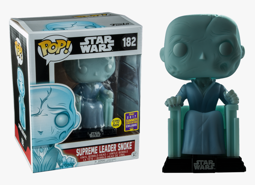 Holographic Supreme Leader Snoke Glow In The Dark - Funko Pop Star Wars Supreme Leader Snoke, HD Png Download, Free Download