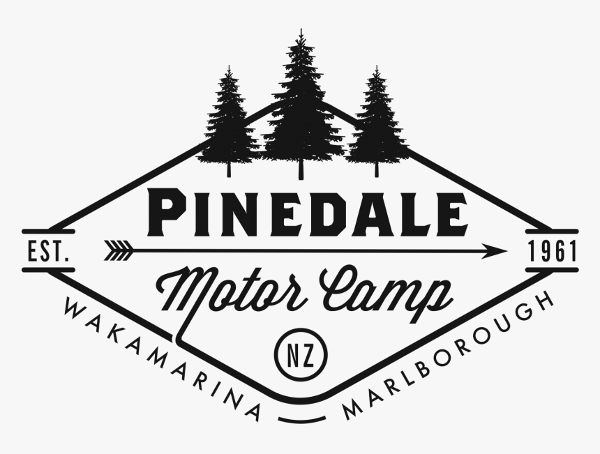 Cropped Pinedale Motor Camp - Tree Camping Logo Png, Transparent Png, Free Download