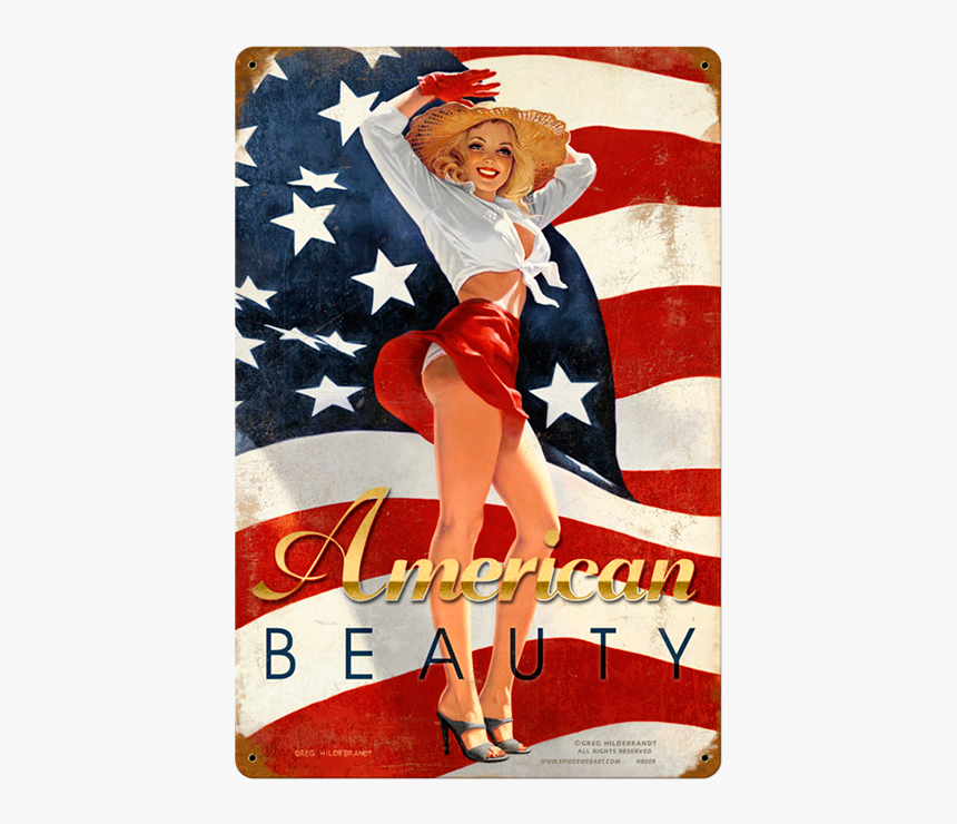 American Pin Up Girl, HD Png Download, Free Download