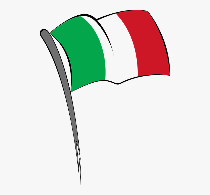 Flag, Italy, Green White Red, Striped - Italy Flag Clipart, HD Png Download, Free Download