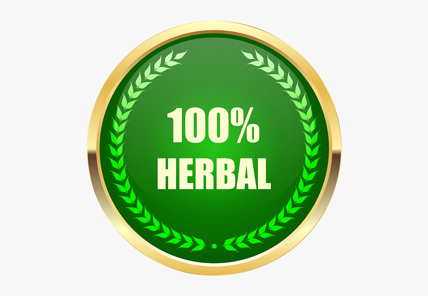 100 Percent Herbal - 100 Herbal Logo Transparent, HD Png Download, Free Download