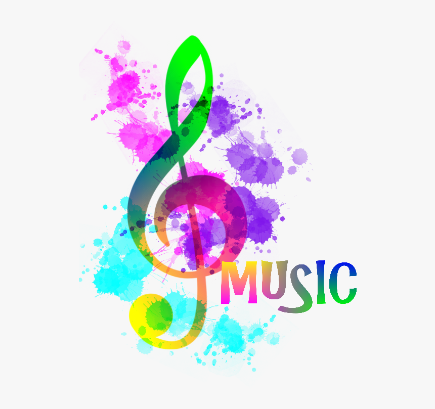 Music Notes Clipart Rainbow - Rainbow Music Notes Clipart, HD Png Download, Free Download