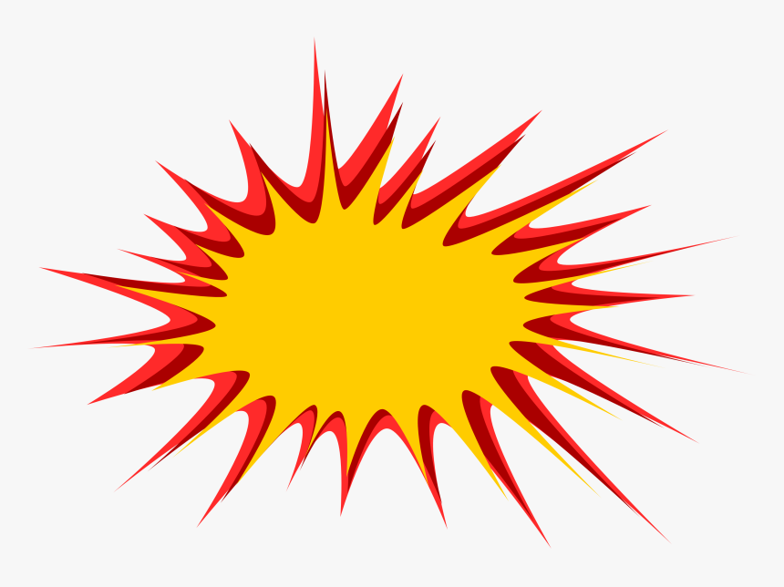 Cartoon Explosion Boom Png For Kids - Cartoon Transparent Explosion, Png Download, Free Download