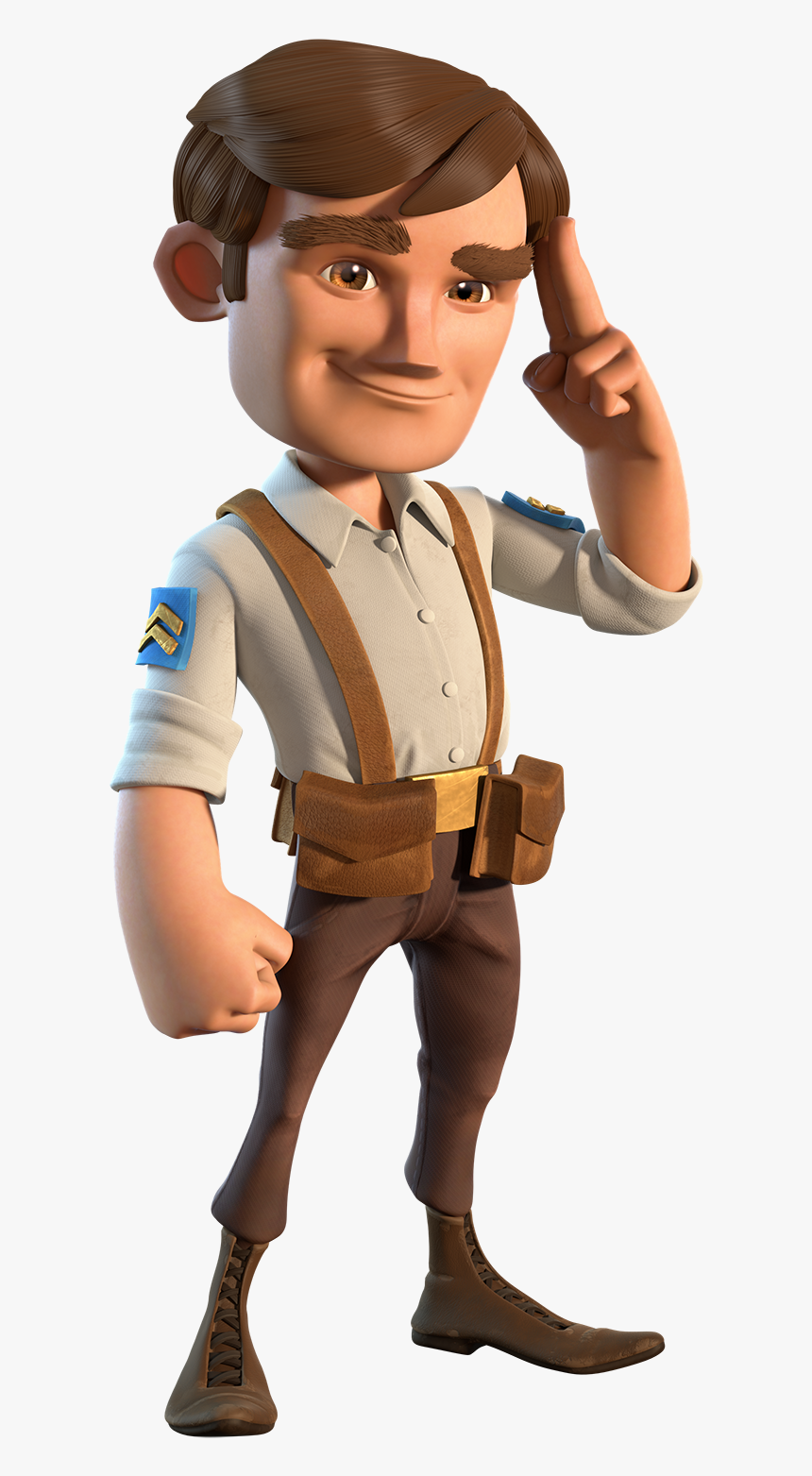 Guy Png Background Image - Heroes De Boom Beach, Transparent Png, Free Download