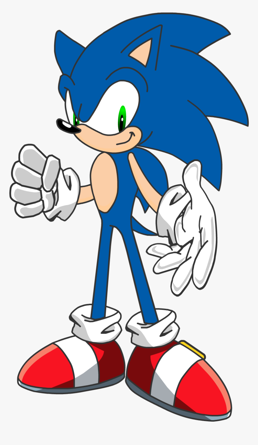 Cartoon,sonic The Hedgehog,fictional Character,clip - Sonic The Hedgehog Png, Transparent Png, Free Download