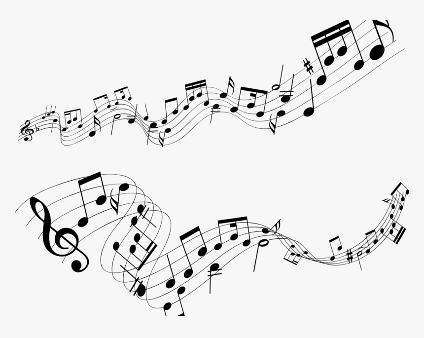 Transparent Music Note Clipart Black And White - Music Notes Symbols Png, Png Download, Free Download