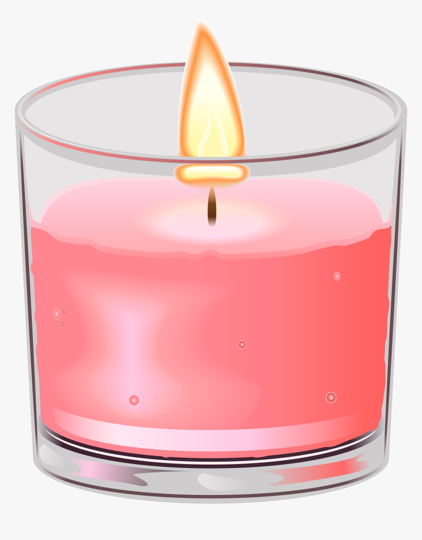 Candle In Cup Png Clip Art, Transparent Png, Free Download