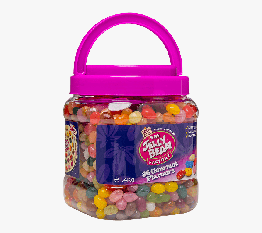 Jelly Bean Acrylic Jar - Jelly Beans 1.4 Kg, HD Png Download, Free Download