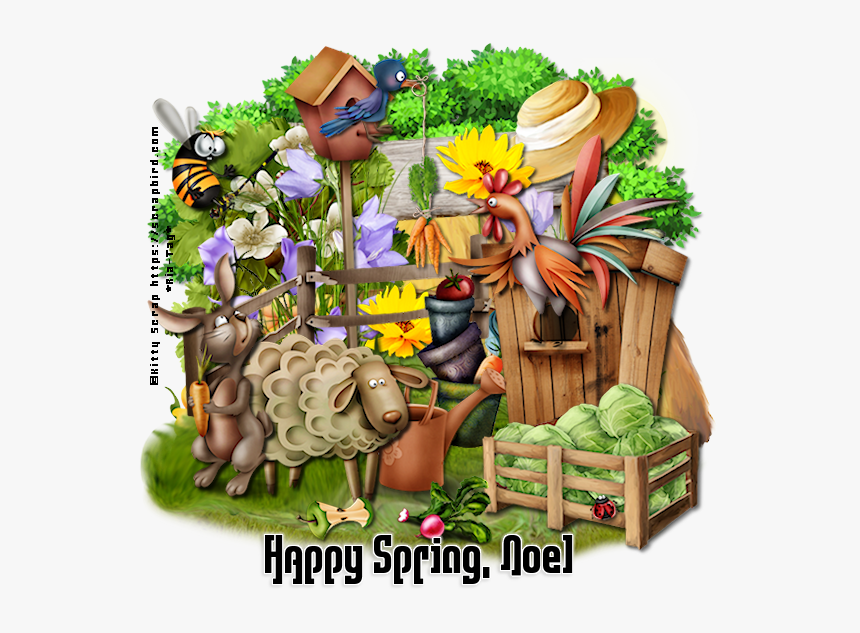Happy Spring, Noel-sotf - Illustration, HD Png Download, Free Download