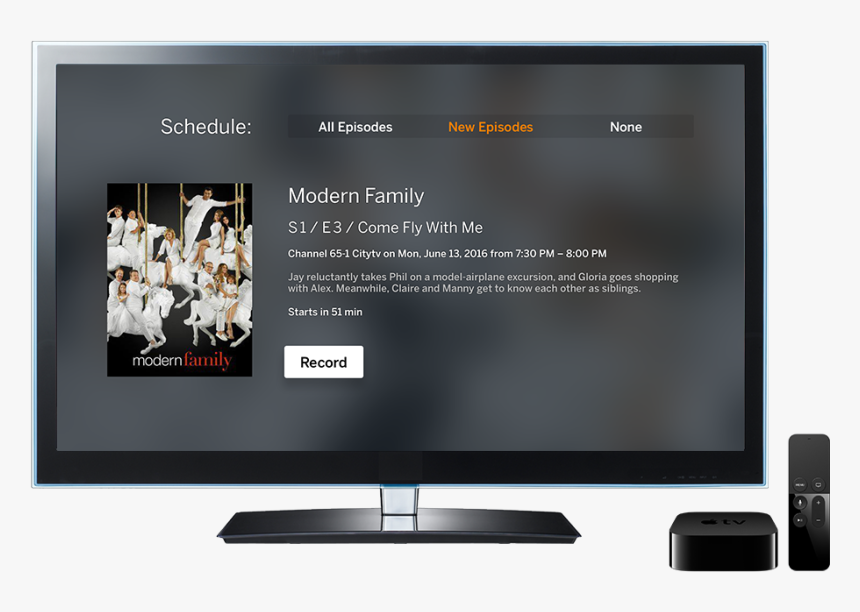 Tablo Appletv Launch Schedulerecordings - Apple Tv Netflix Scrubbing, HD Png Download, Free Download