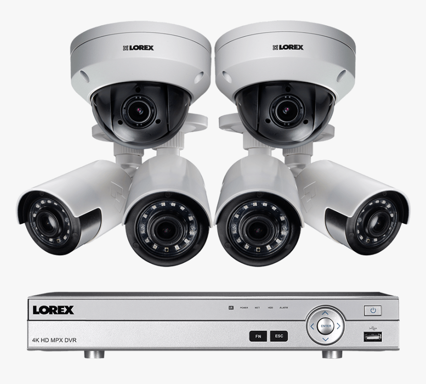 Hd Home Security System Featuring 4 Ultra Wide Angle - Cctv Cameras Png, Transparent Png, Free Download