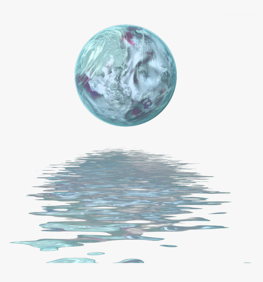 Water Picsart Sticker Planet Studio Earth Reflection - Picsart Stickers Png, Transparent Png, Free Download