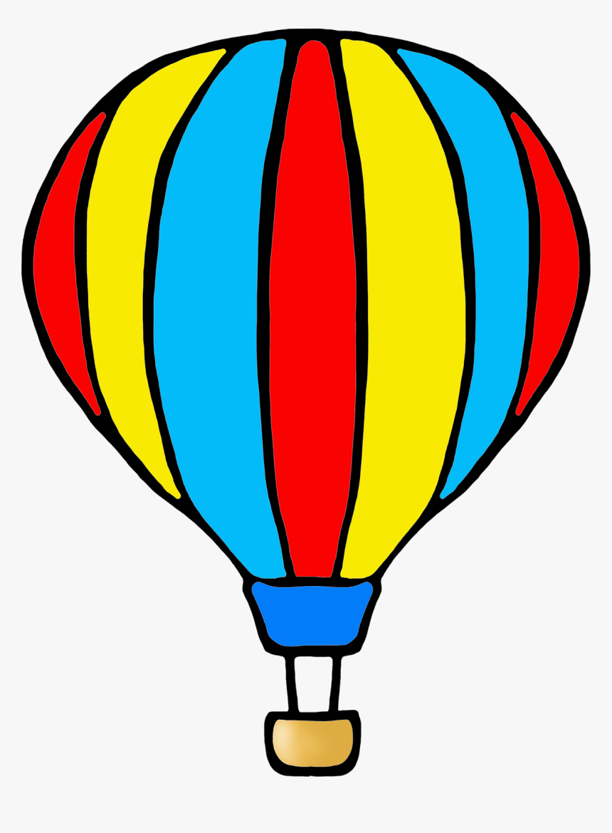 Transparent Happy First Day Of Spring Clipart - Hot Air Balloon Colour, HD Png Download, Free Download