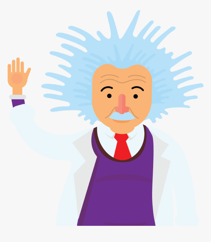 Transparent Einstein Cartoon Png - Clip Art, Png Download, Free Download