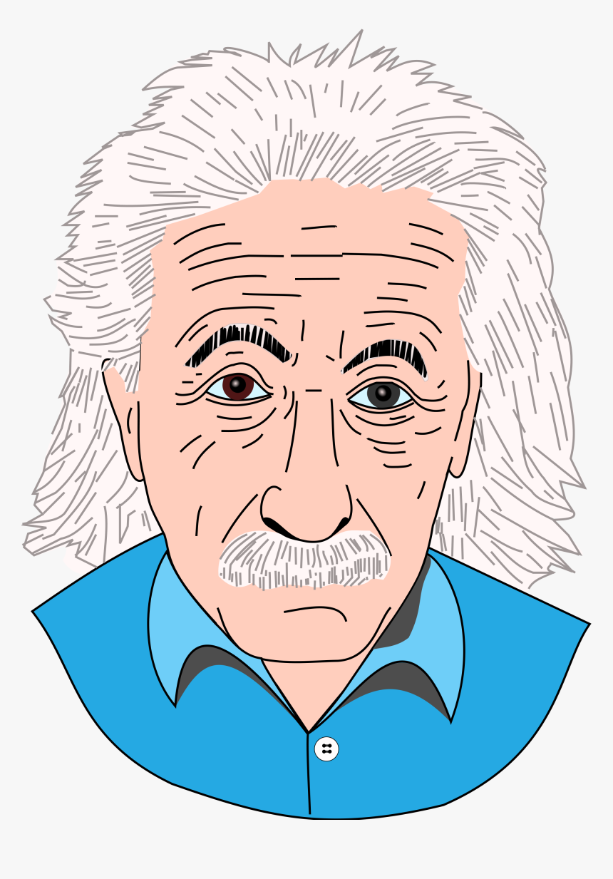Einstein Clipart Svg - Albert Einstein Svg, HD Png Download, Free Download