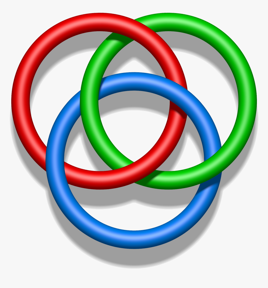 Ring Toss Clipart - Borromean Rings, HD Png Download, Free Download