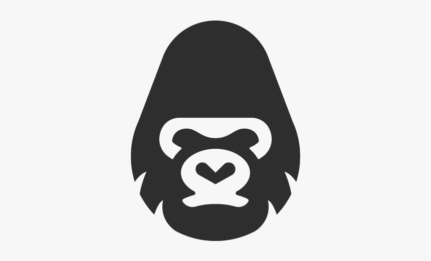 The "gorilla", A Premium Quality Logo By The Logo Shop - Gorilla Face Png Logo, Transparent Png, Free Download