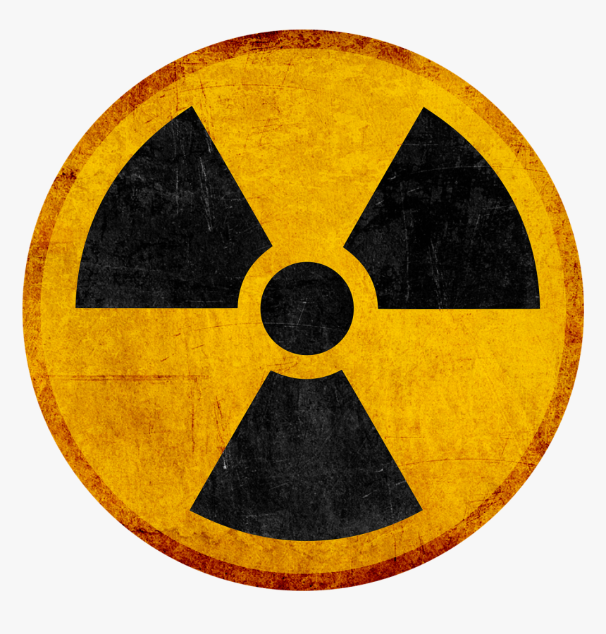 Nuclear Symbol Black And White, HD Png Download, Free Download