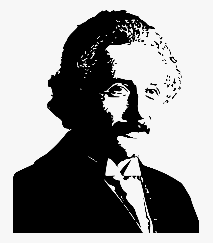 Albert Einstein Silhouette Svg Vector File, Vector - Albert Einstein Silhouette Png, Transparent Png, Free Download