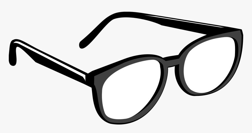 Glasses - Glasses Clipart Black And White, HD Png Download, Free Download