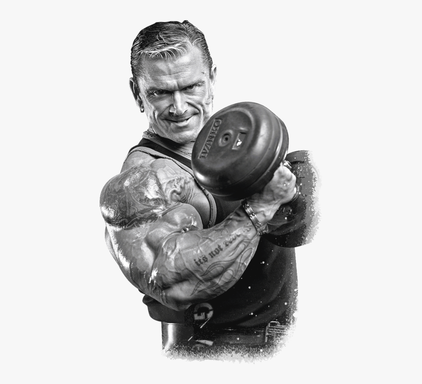 Lee Priest Bodybuilding Black And White Muscular Development - Lee Priest Black And White, HD Png Download, Free Download