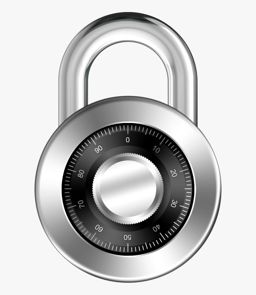 Padlock Clipart Combination Lock - Seguridad De Datos Personales, HD Png Download, Free Download