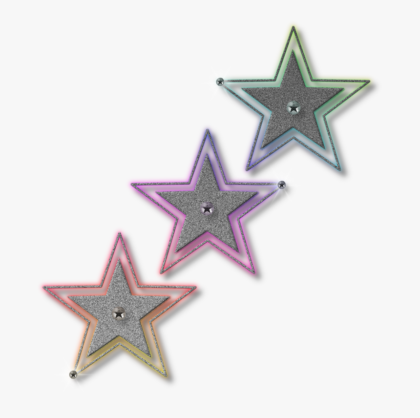 3 Blue Star Png, Transparent Png, Free Download