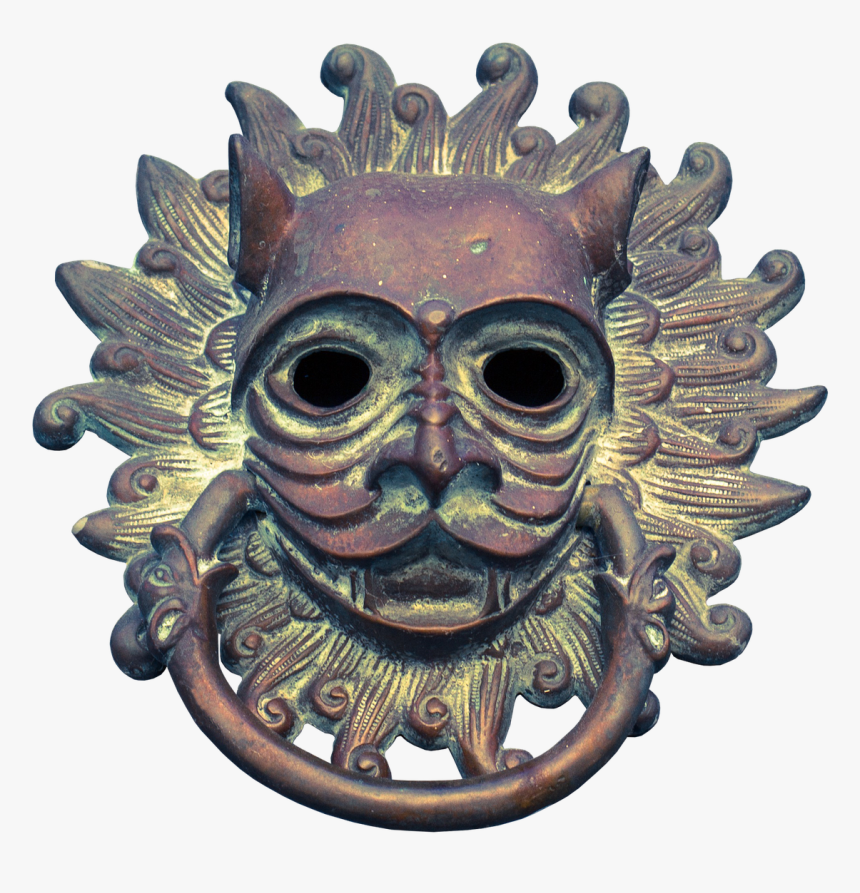 Doorknocker Fitting Old Free Picture - Door Knocker, HD Png Download, Free Download