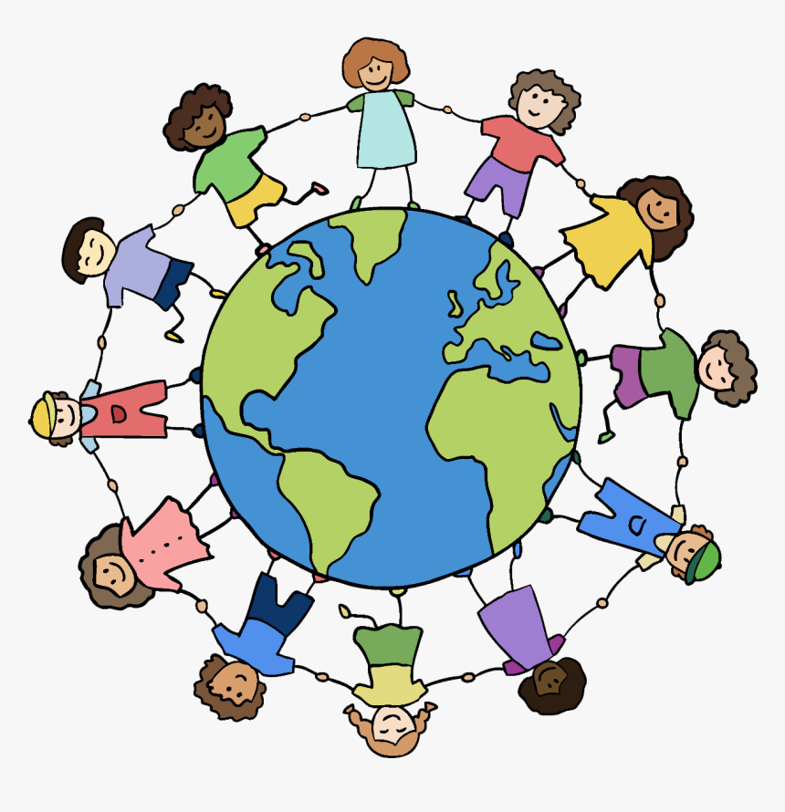 Clipart World Holding Hand Around World, HD Png Download, Free Download