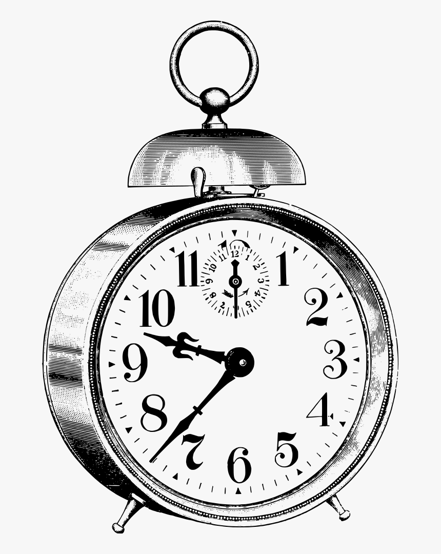 Jpg Library Stock Old Alarm Medium Image Png - Table Clock Clip Art, Transparent Png, Free Download