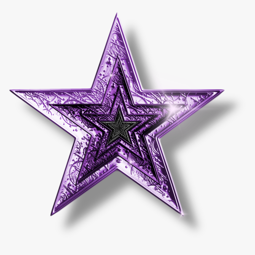 Purple Star Clipart - Star Purple, HD Png Download, Free Download