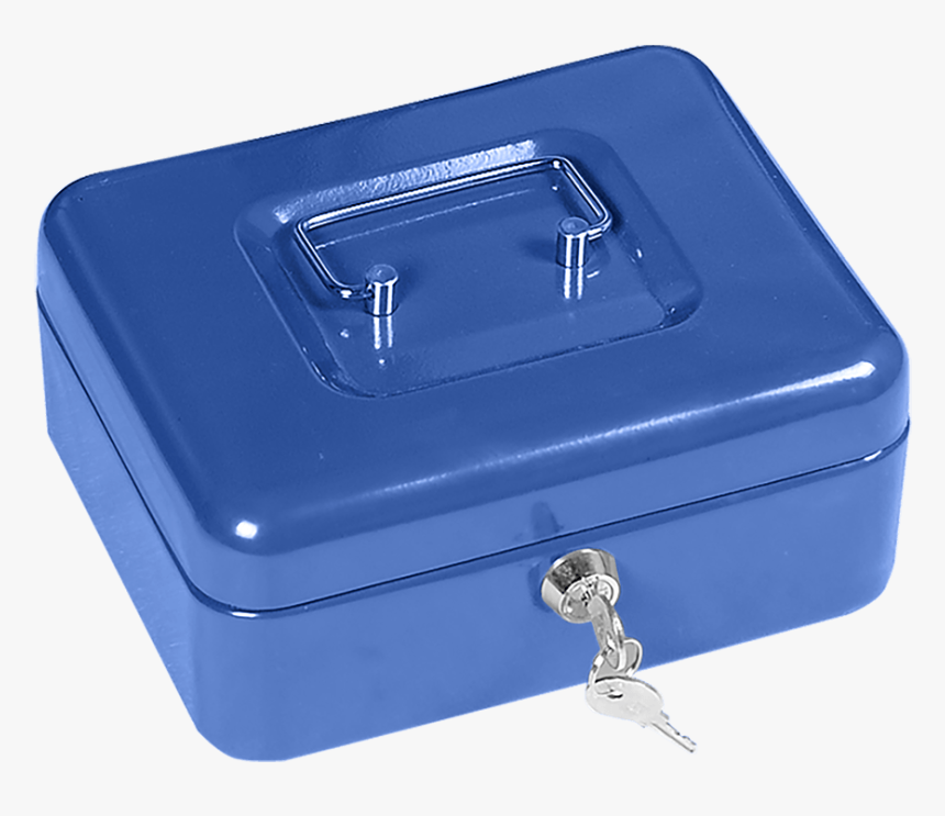 Cash Box, Blue, - First Alert Cash Box, HD Png Download, Free Download