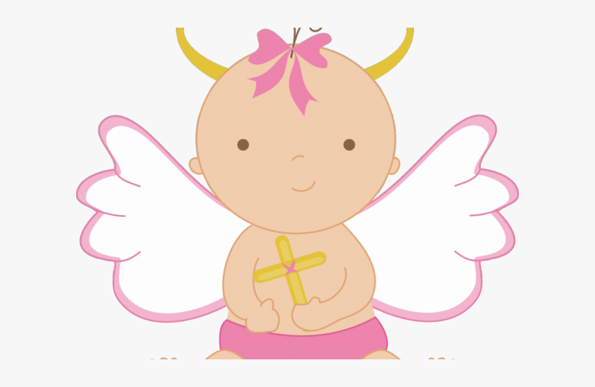 Little Girl Clipart Angel - Png Clipart Baby Angel, Transparent Png, Free Download