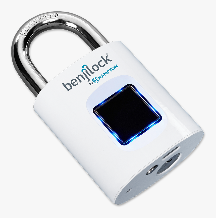 43mm White - Fingerprint Key Lock, HD Png Download, Free Download
