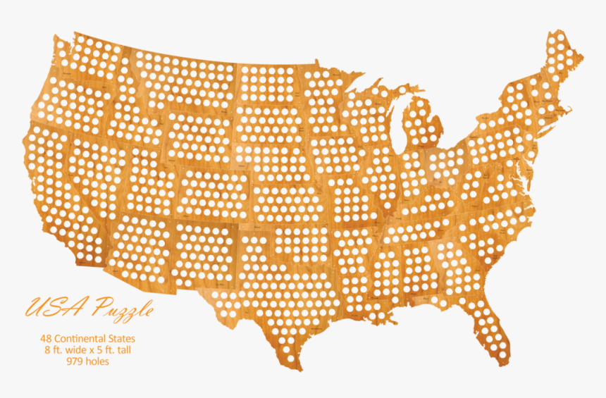 Usa Beer Cap Map, HD Png Download, Free Download