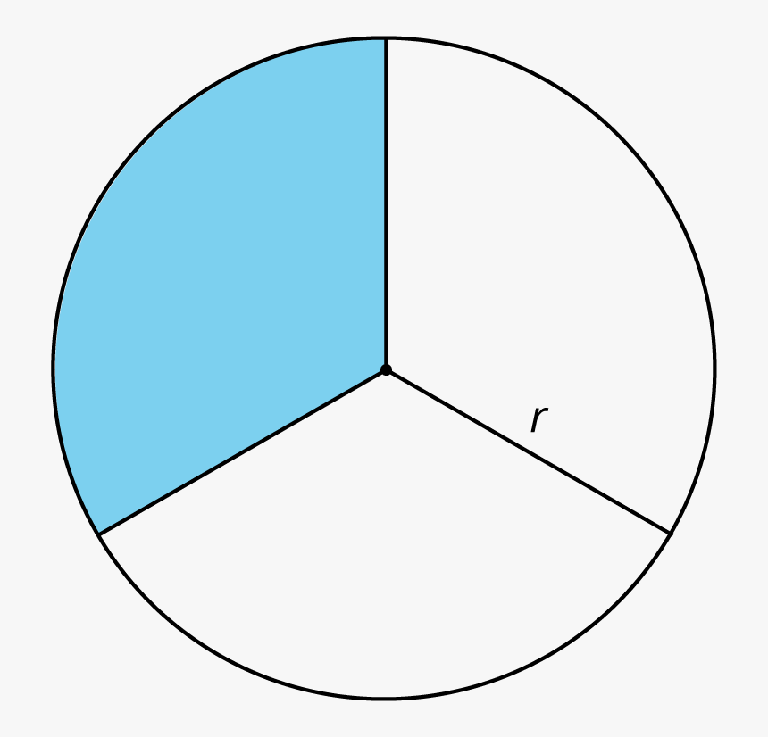 Transparent Unit Circle Png - Circle Divided Into 3 Angles, Png Download, Free Download