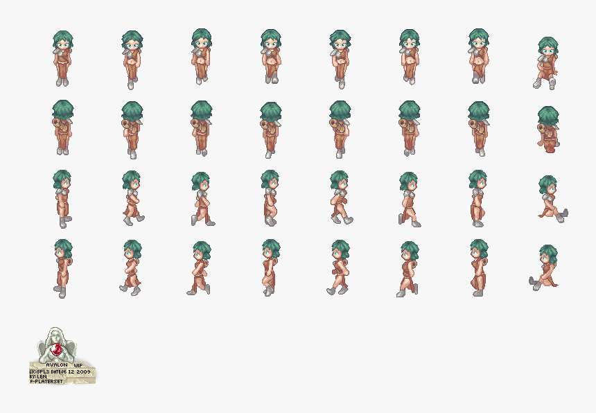 Graphics Sprites Woasprite - 2d Game Sprite Character, HD Png Download -  kindpng