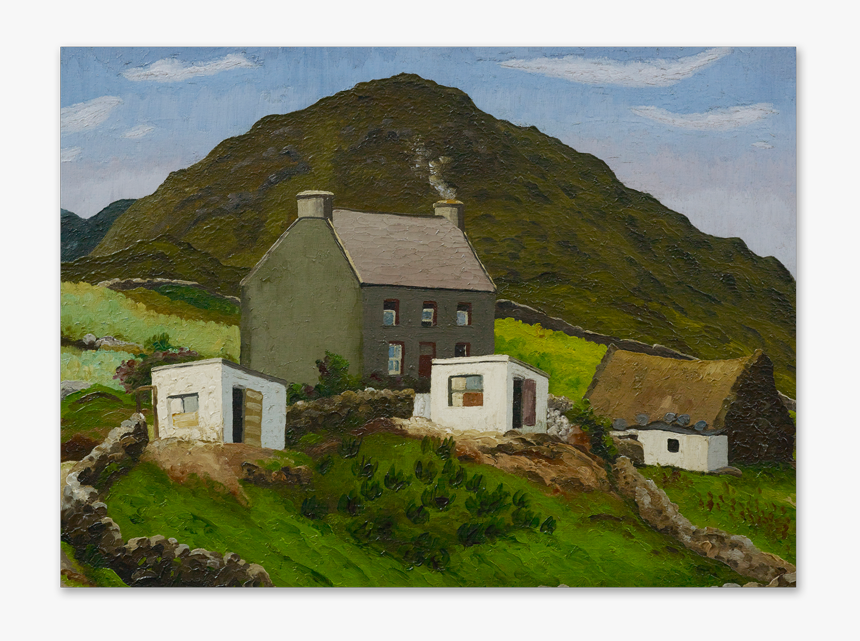 House On A Welsh Hillside, C - Painting, HD Png Download, Free Download