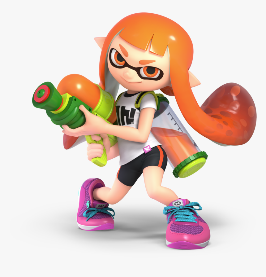 Character Png - Smashwiki Β - Inkling Girl Smash Bros Ultimate, Transparent Png, Free Download