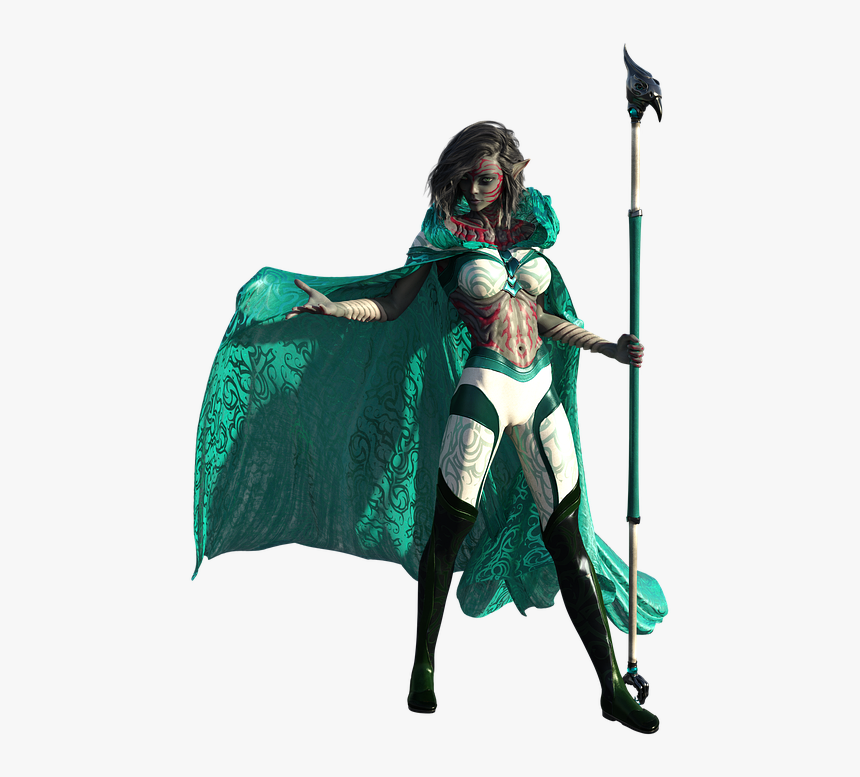 Character, Fantasy, 3d, Full Body, Woman, Female - Cosplay, HD Png Download, Free Download