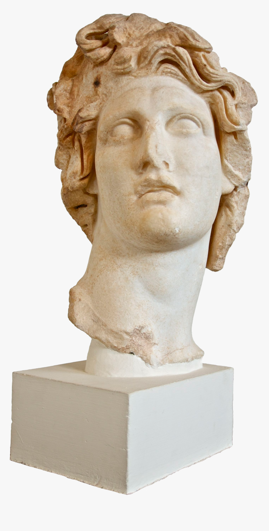 Roman Statue Png - Vaporwave Greek Statue Png, Transparent Png, Free Download