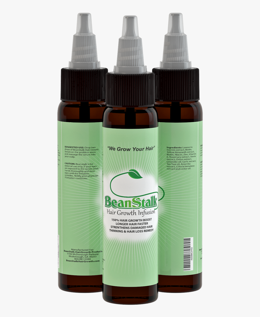 Beanstalk Oil Infusion, Hair Growth Vitamins & Shampoo - Plastic Bottle, HD Png Download, Free Download