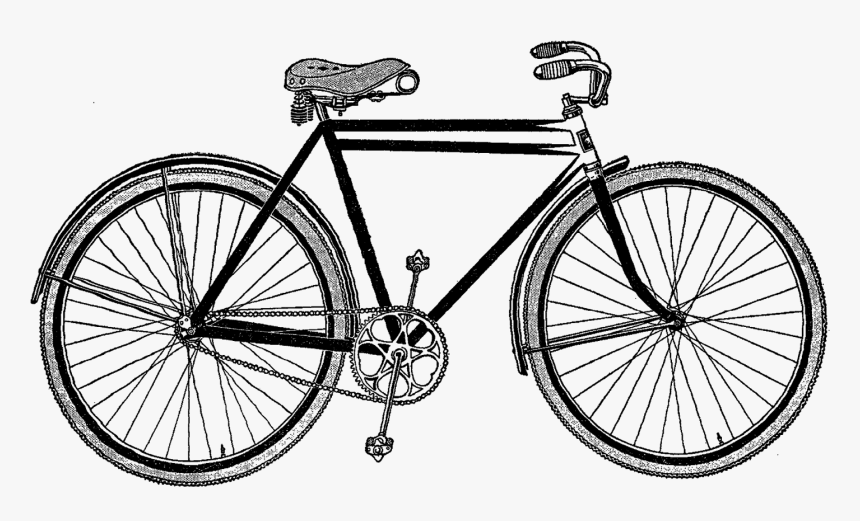 Car Trek Bicycle Corporation Vintage Mountain Bike - Vintage Bike Drawing, HD Png Download, Free Download