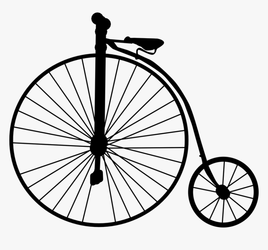 Transparent Bike Clipart Png - Old Bicycle Clipart, Png Download, Free Download