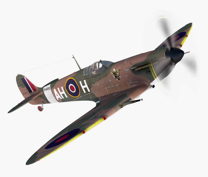 Flying Spitfire Png, Transparent Png, Free Download