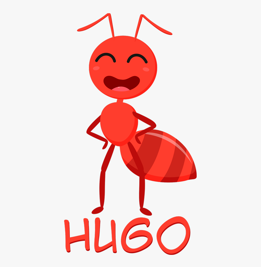 Transparent Hormiga Png - Ant Cartoon Character Front, Png Download, Free Download