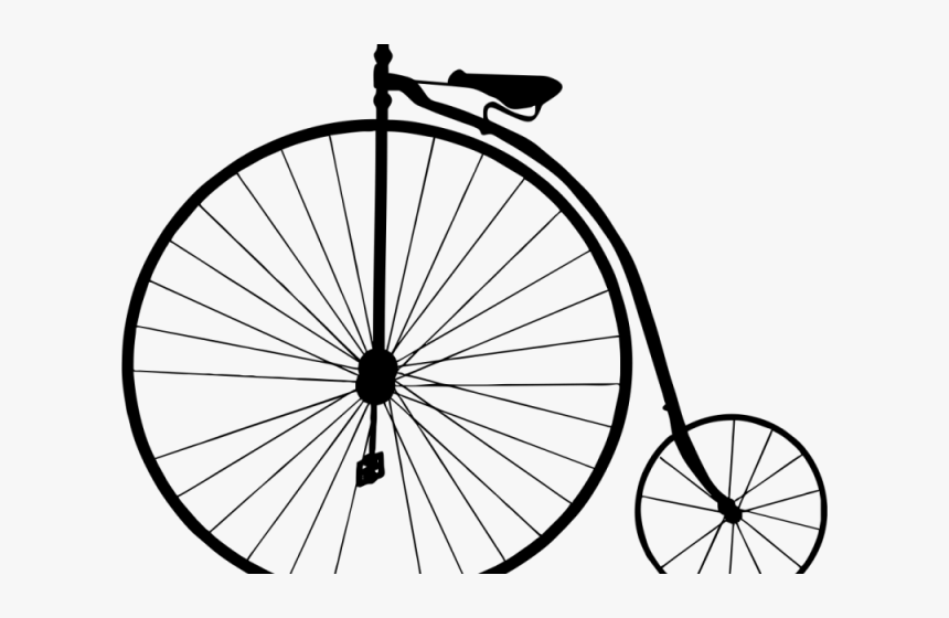 Drawn Bike Old Fashioned - Penny Farthing Clip Art, HD Png Download, Free Download